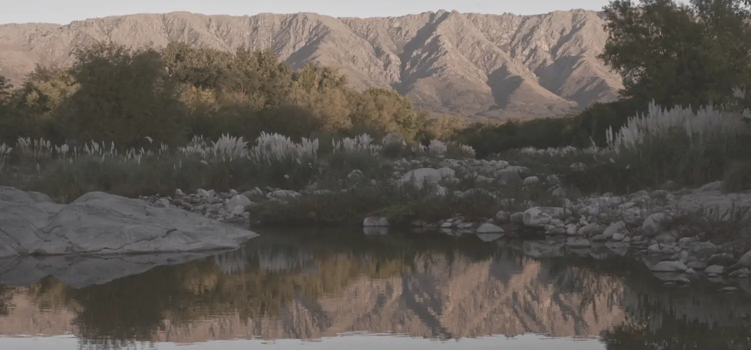 El valle de Traslasierra al amanecer